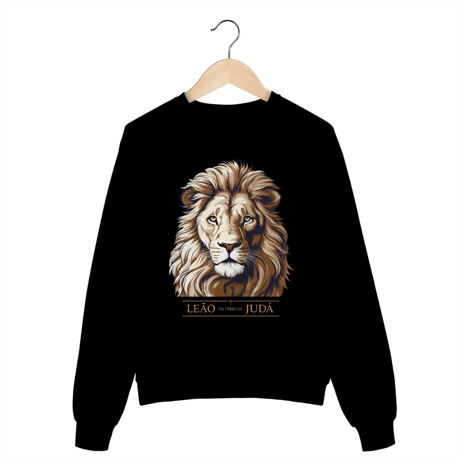 MOLETOM FECHADO | LEÃO DA TRIBO DE JUDÁ