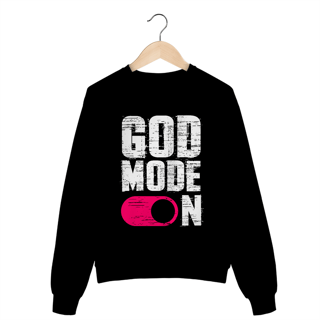 MOLETOM FECHADO | GOD MODE ON