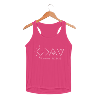 REGATA FEMININA SPORT DRY UV| ROMANOS 8:28