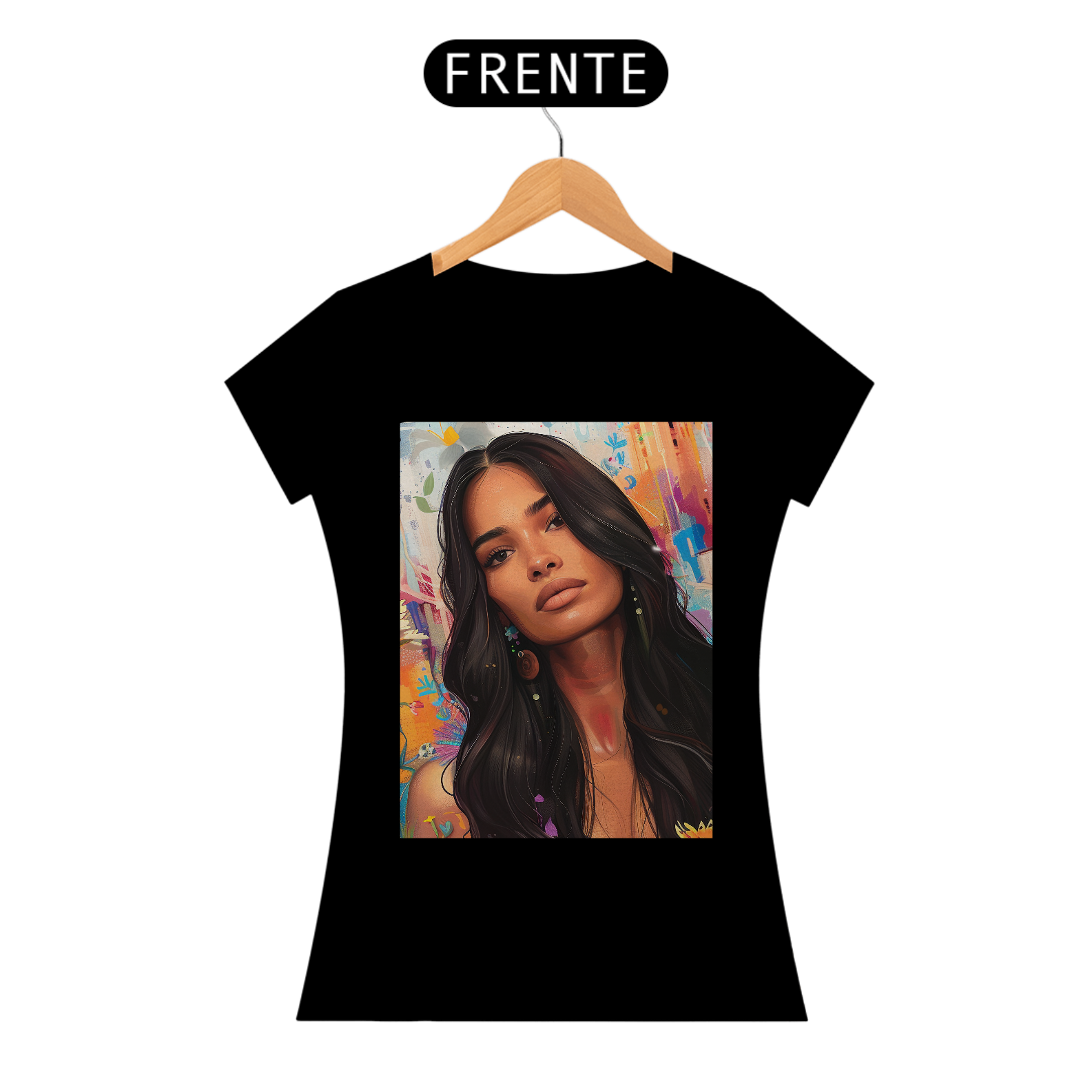 Camiseta Feminina linda mulher