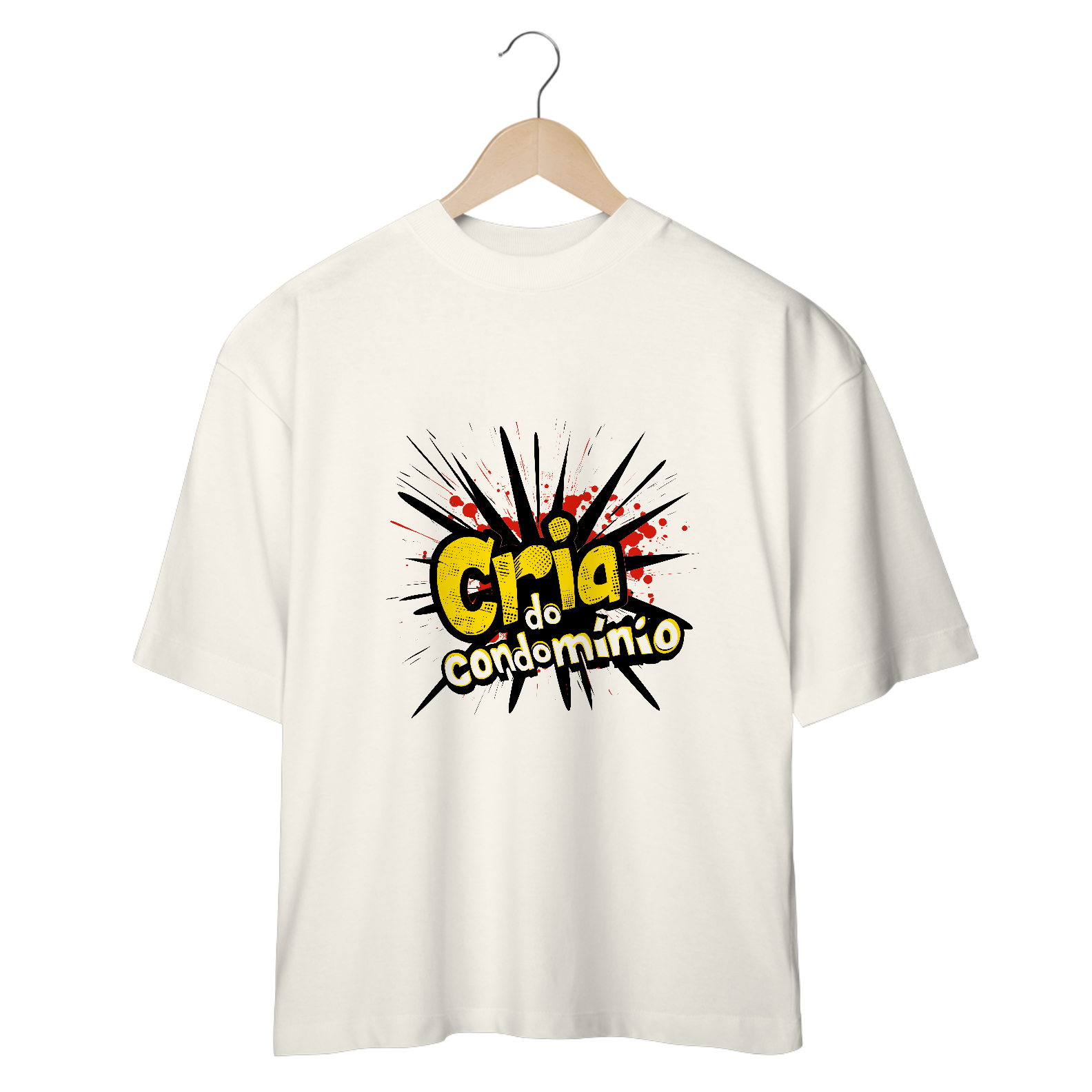 Nome do produto: Camiseta Over Size Cria do Condomínio