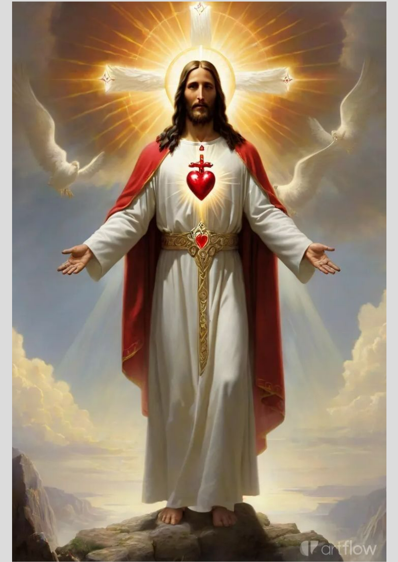 Nome do produto: Quadro poster Jesus misericordioso