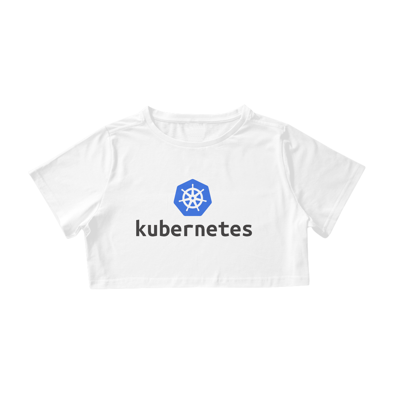 Nome do produto: Camiseta Kubernetes - Cropped