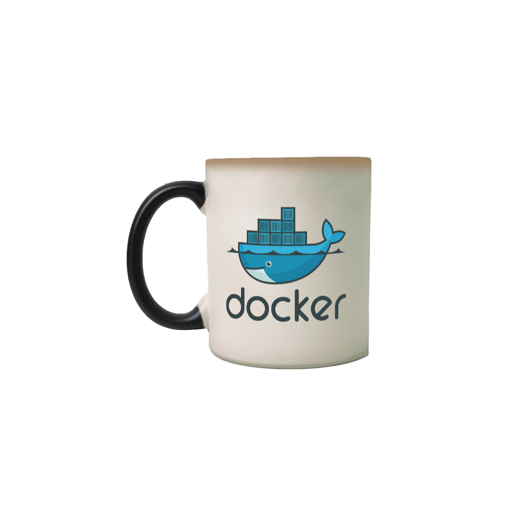 Nome do produto: Caneca mágica Docker