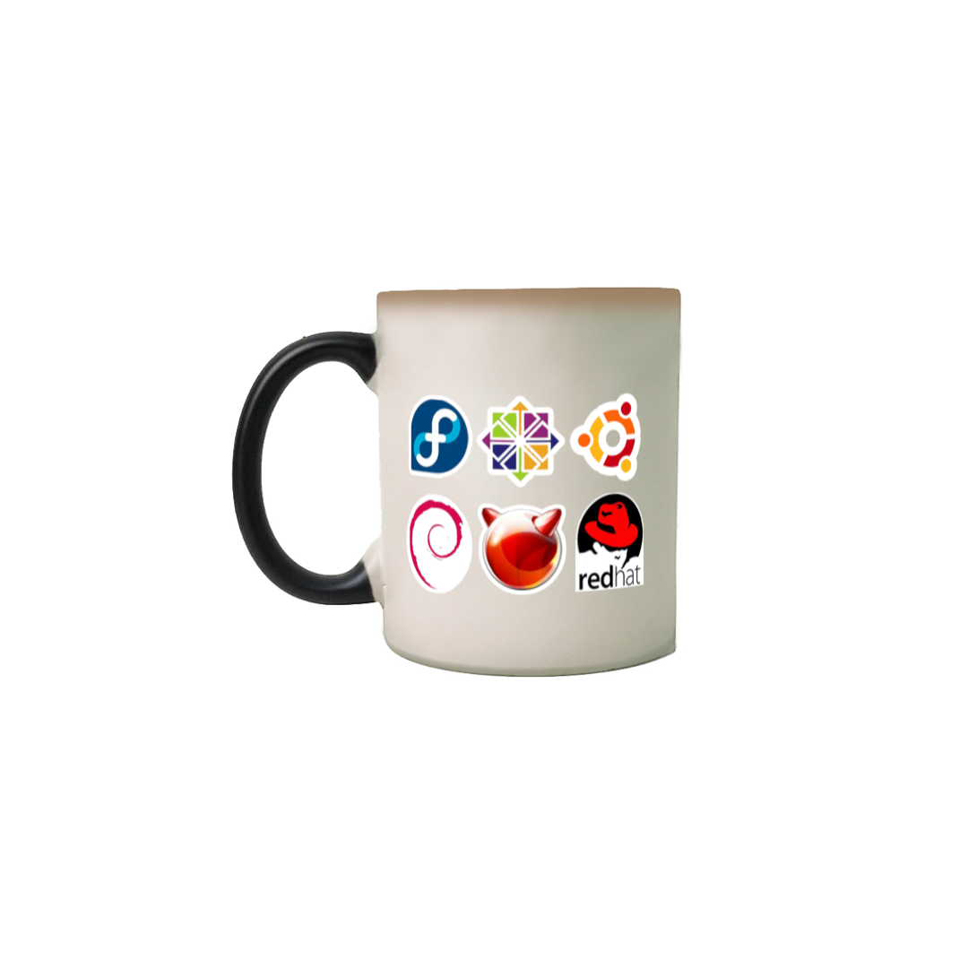 Nome do produto: Caneca mágica Linux