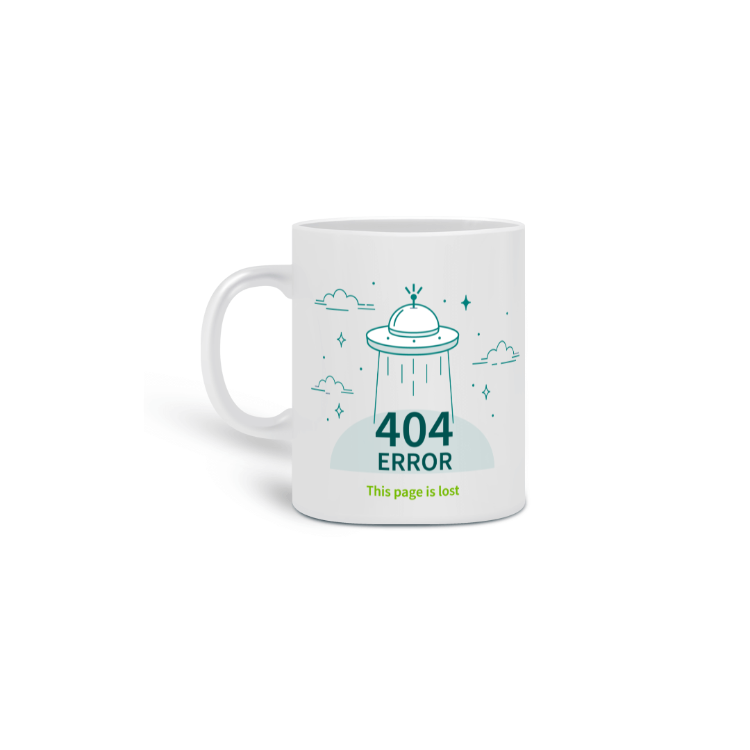 Nome do produto: Caneca 404 ERROR