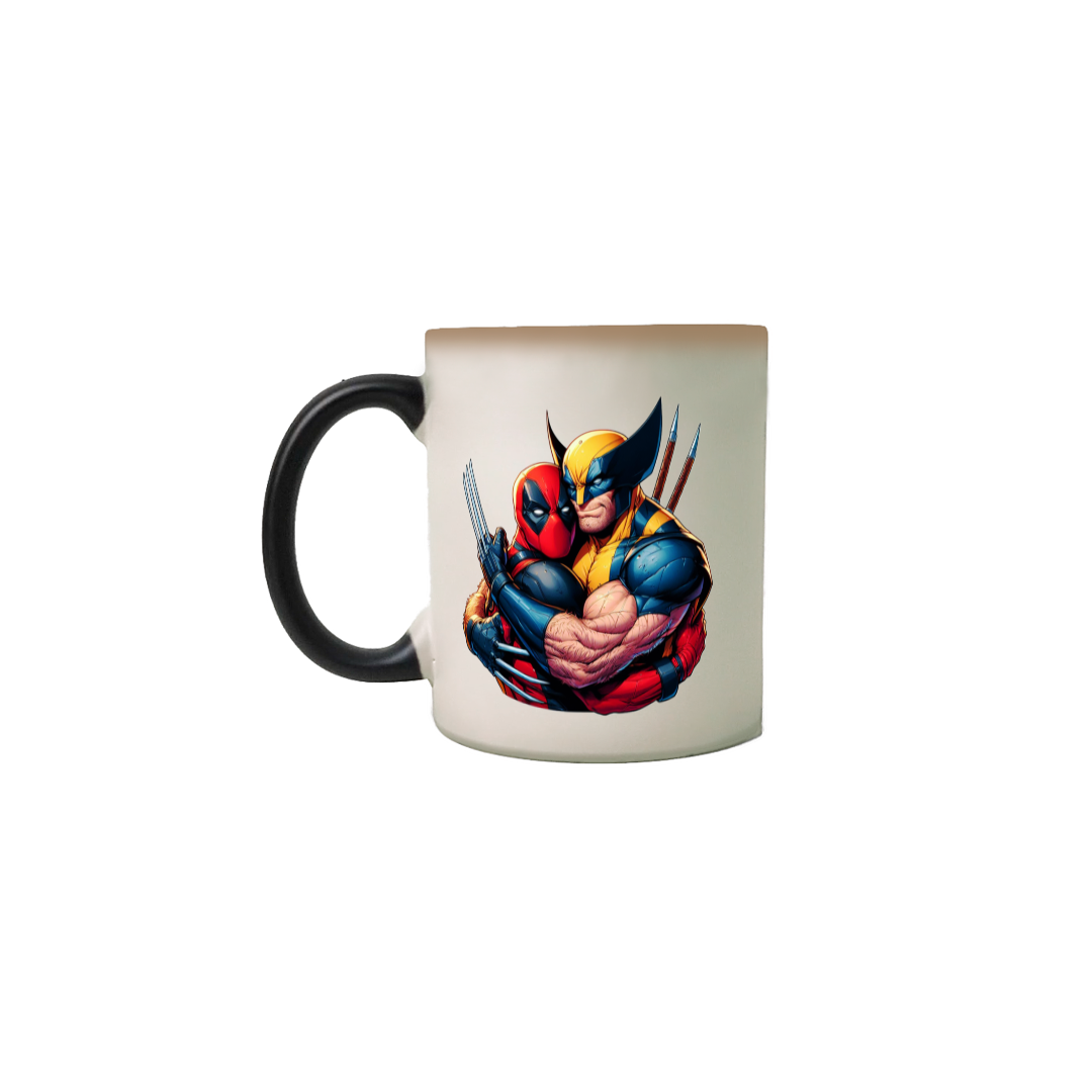 Nome do produto: Caneca mágica Deadpool & Wolverine 