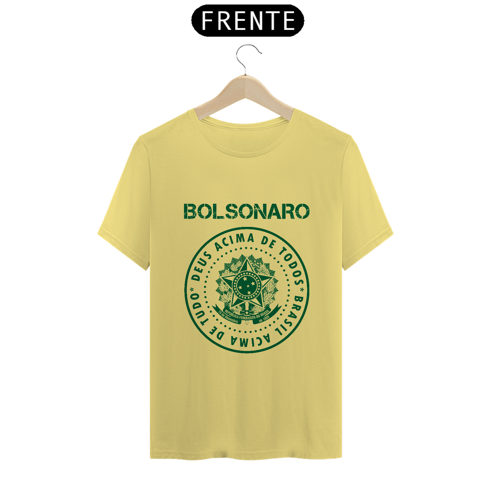 Nome do produto: T-Shirt Estonada Bolsonaro - Deus Acima de Todos