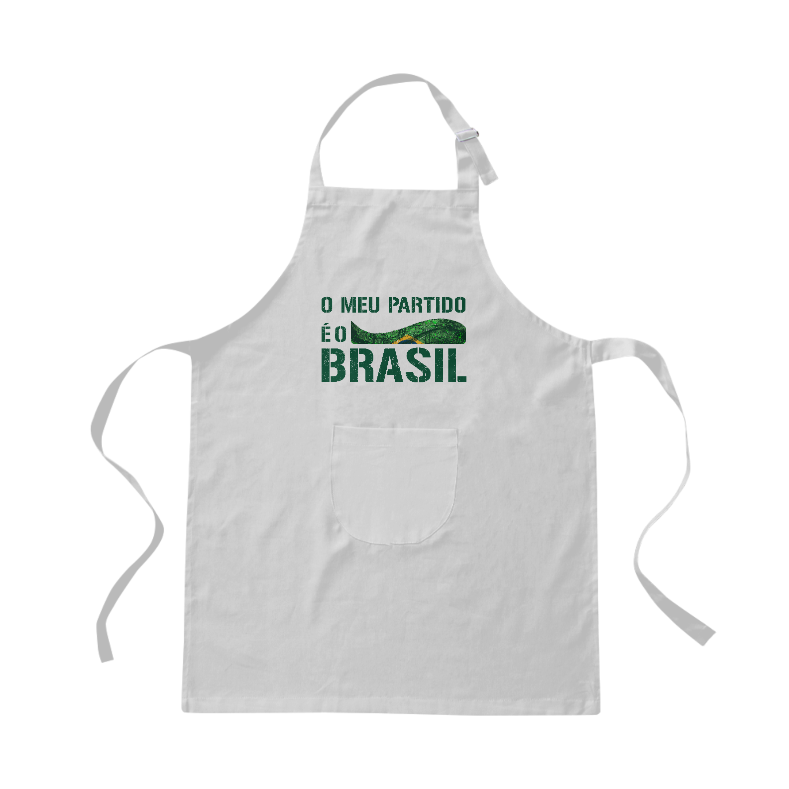 Nome do produto: Avental O Meu Partido é o Brasil