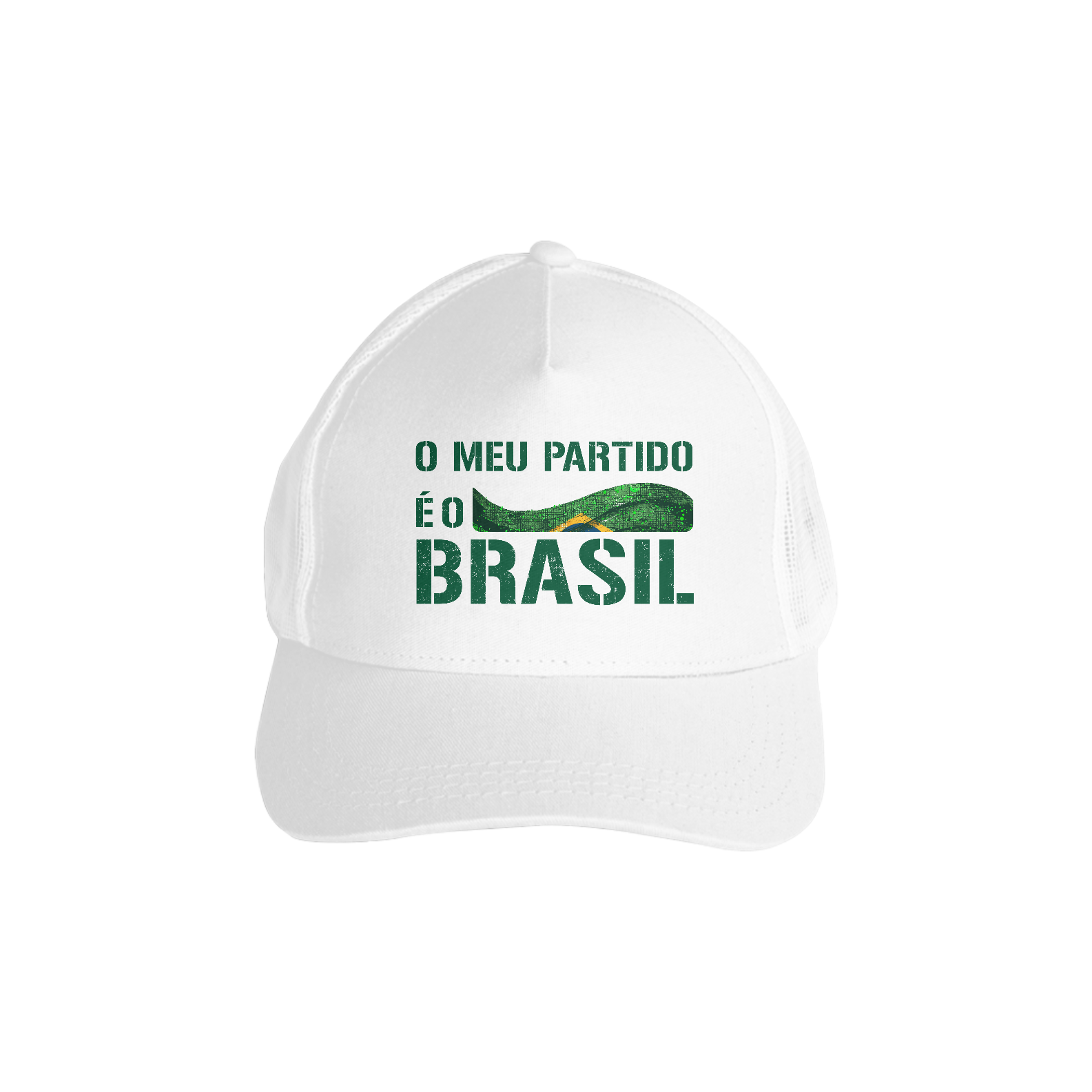 Nome do produto: Boné Prime O Meu Partido é o Brasil