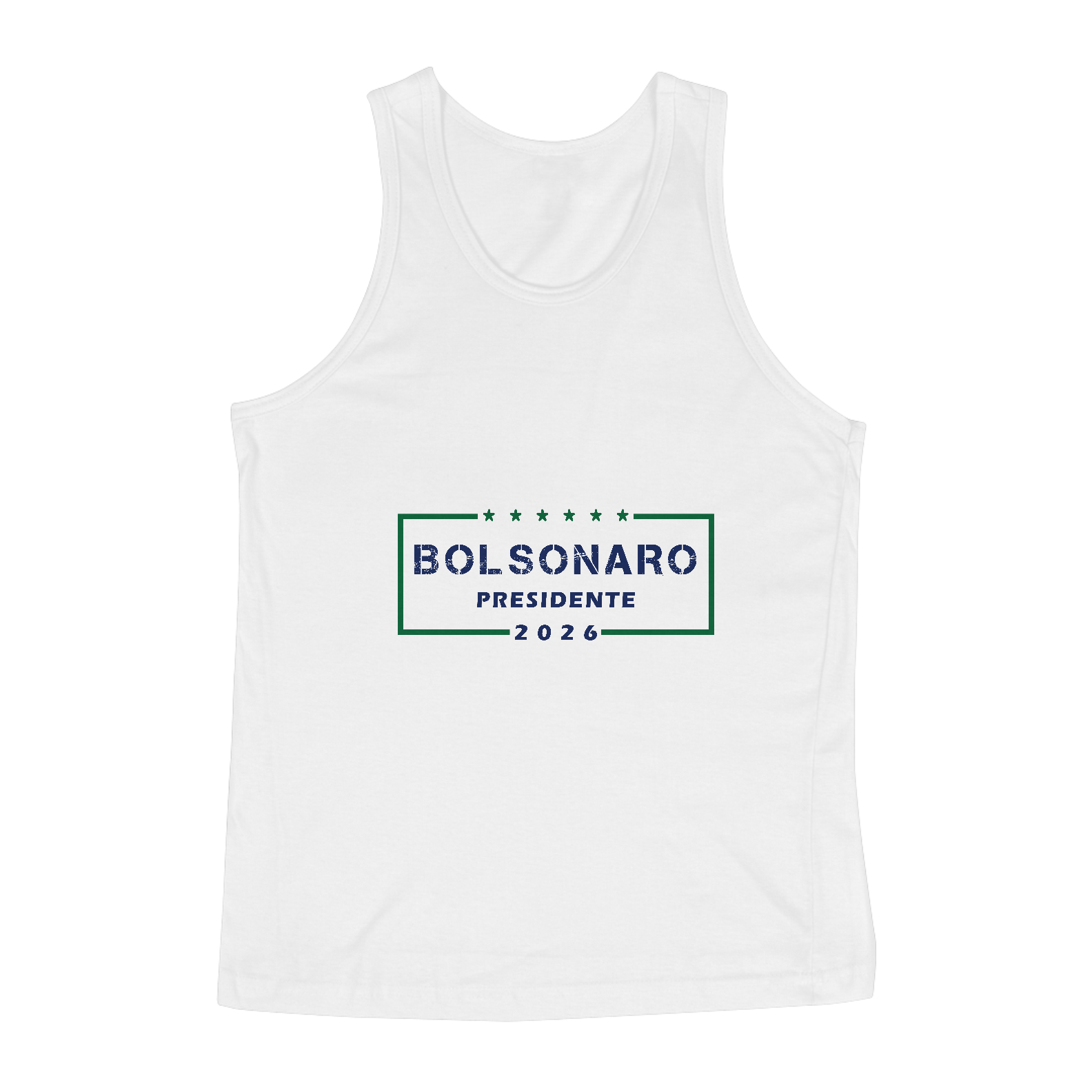 Nome do produto: Regata Bolsonaro Presidente