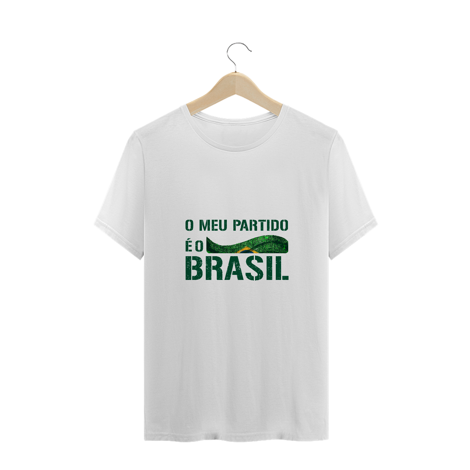 Nome do produto: Plus Size O Meu Partido é o Brasil