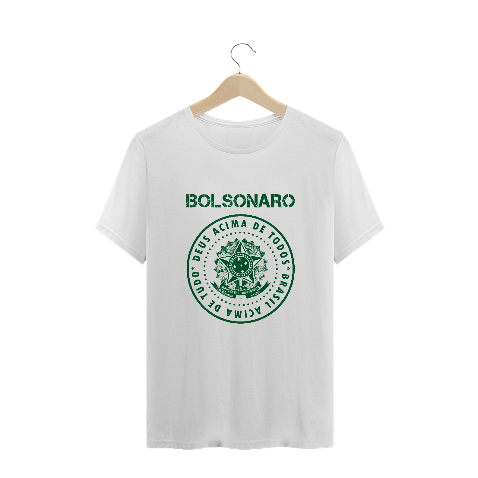 Nome do produto: Plus Size Bolsonaro Deus Acima de Todos