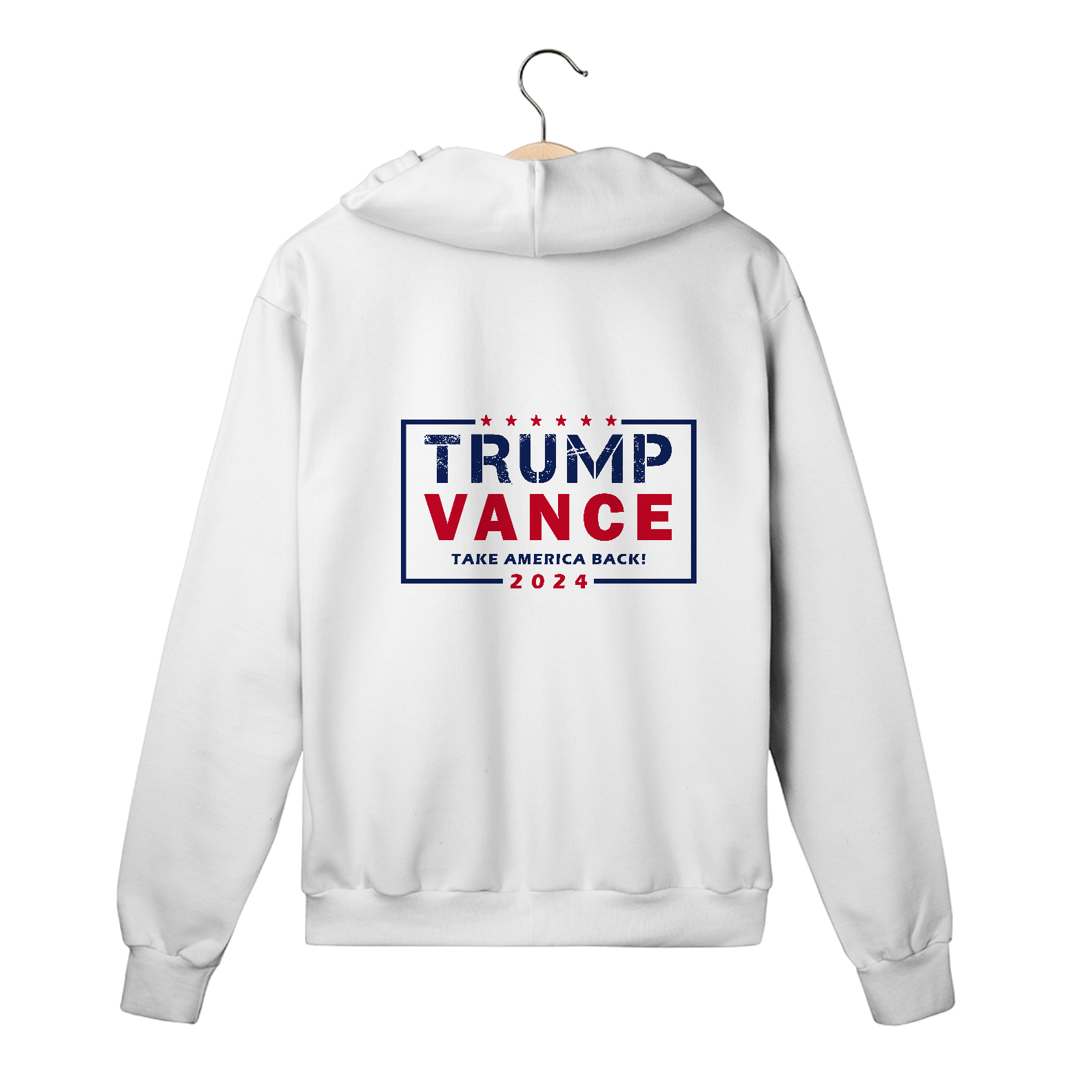 Nome do produto: Moletom Aberto Trump Vance