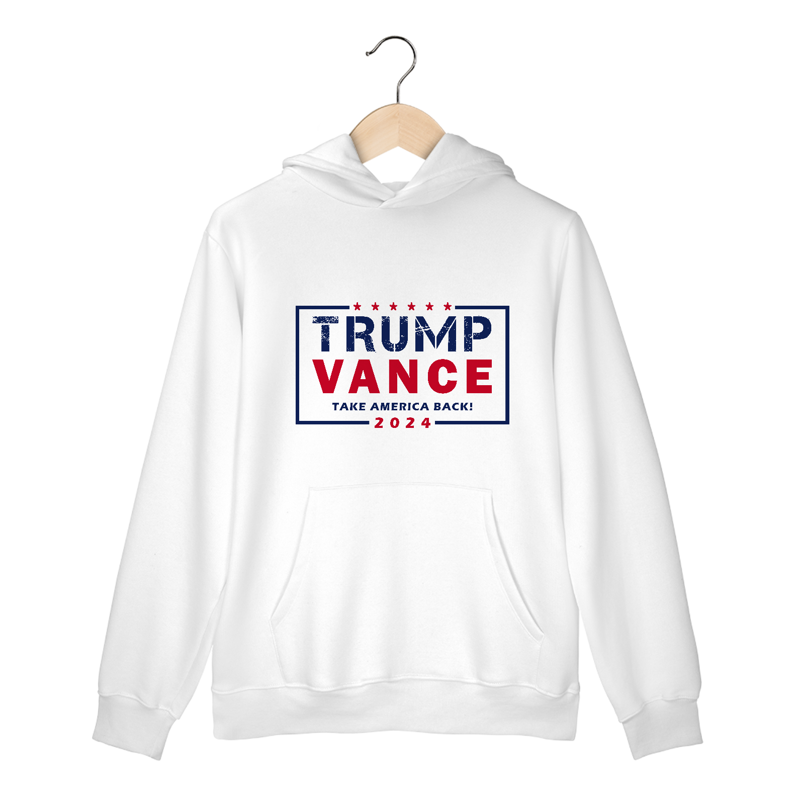 Nome do produto: Moletom Canguru Trump Vance