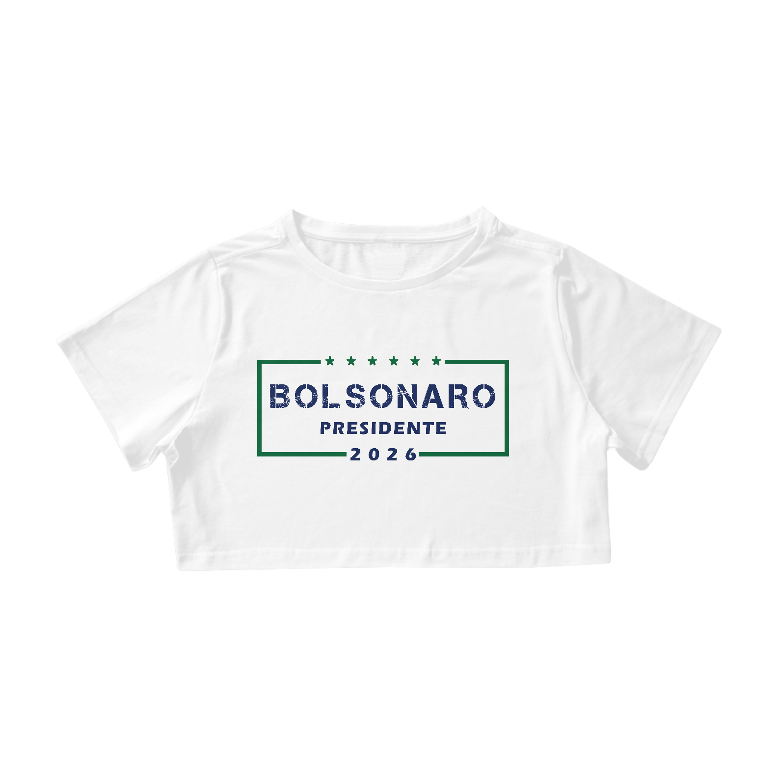 Nome do produto: Cropped Bolsonaro Presidente