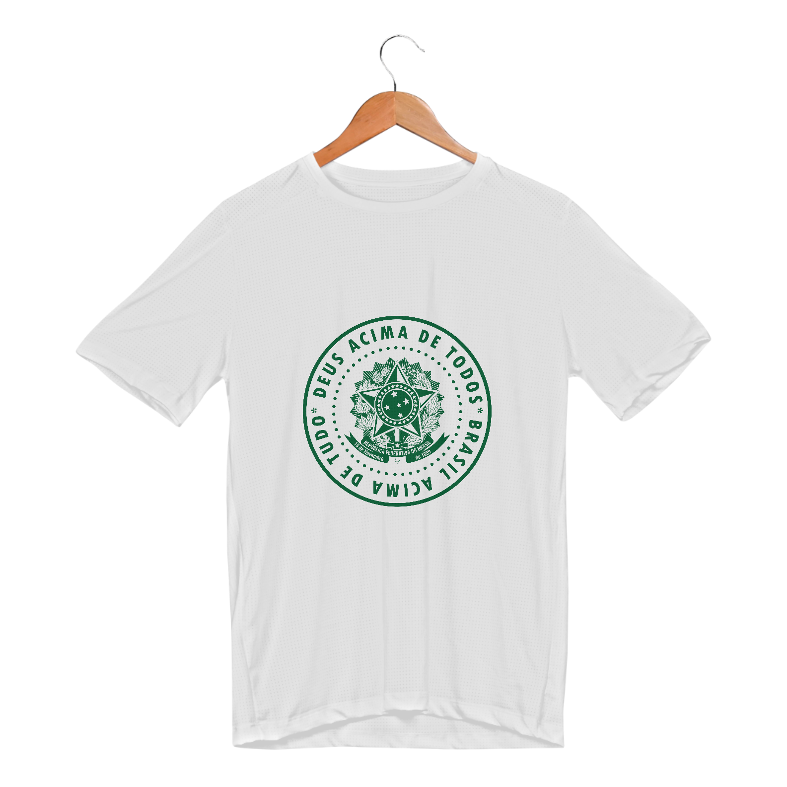 Nome do produto: T-Shirt Dry UV Deus Acima de Todos