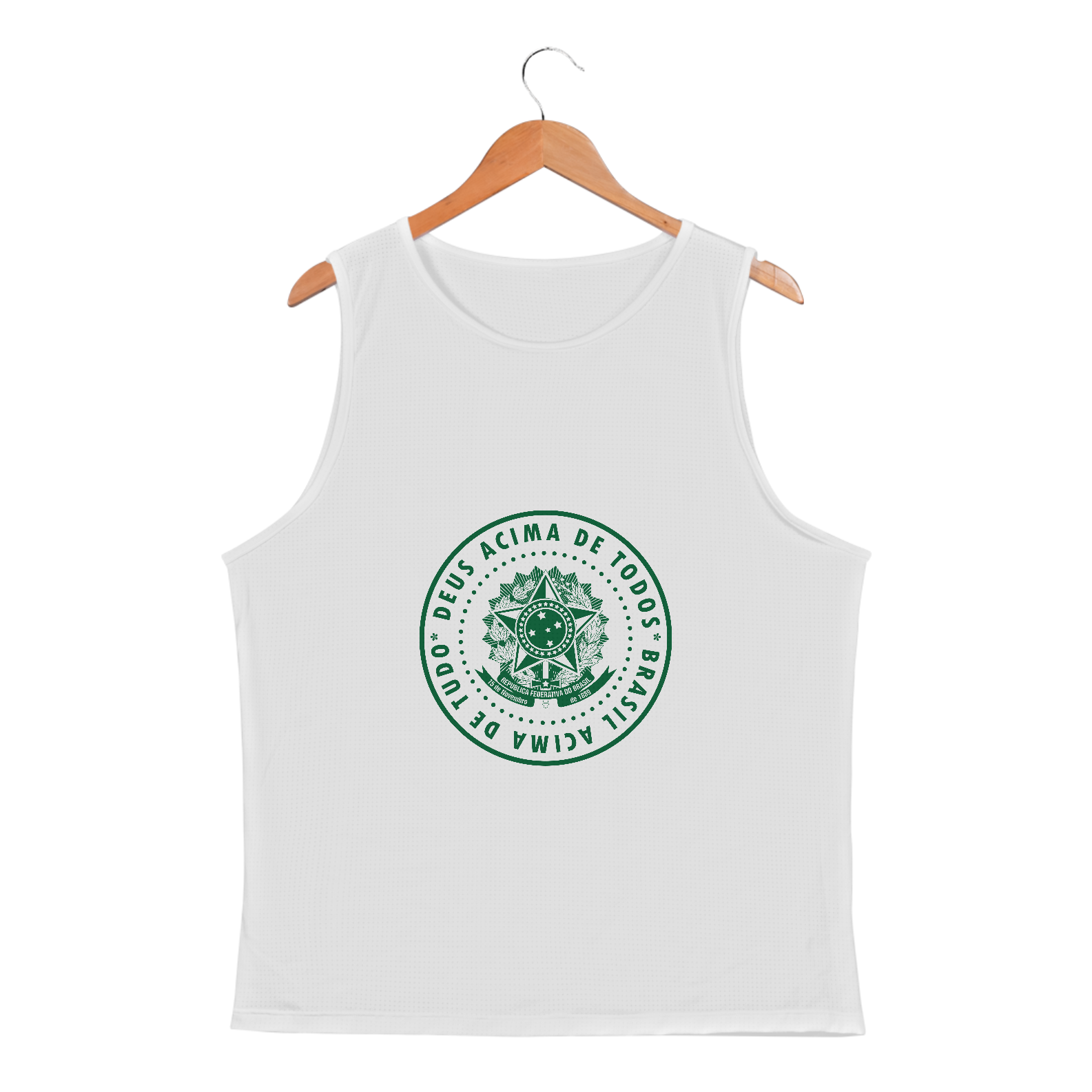 Nome do produto: Regata Dry UV Deus Acima de Todos