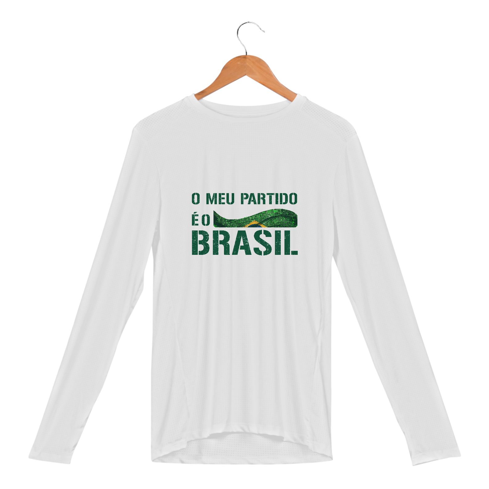 Nome do produto: Manga Longa Dry UV Meu Partido Brasil