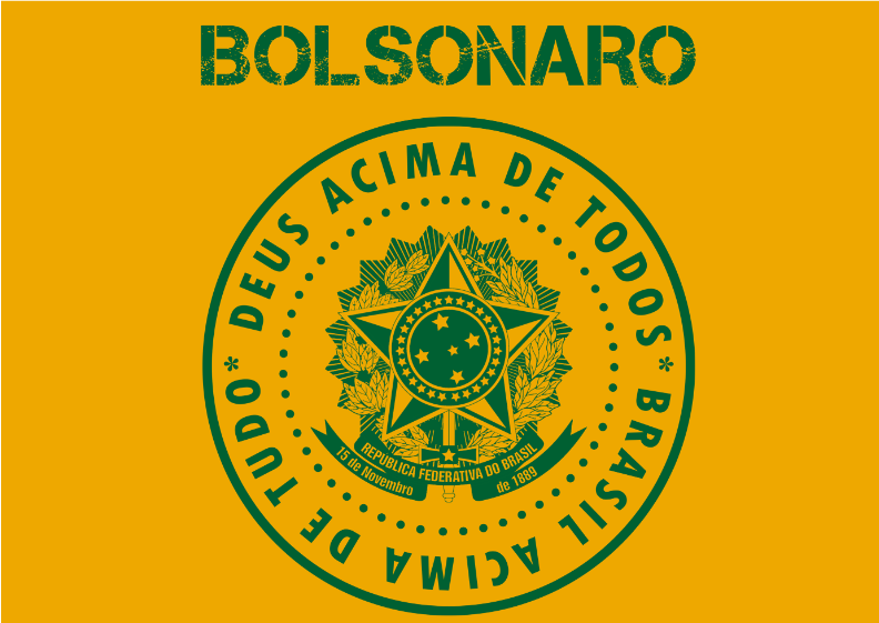 Nome do produto: Poster Paisagem Bolsonaro - Deus Acima de Todos