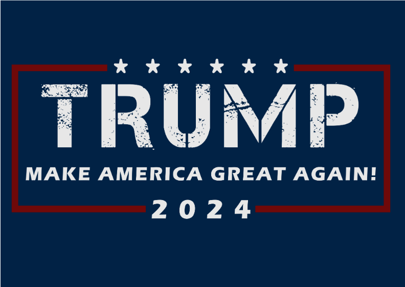 Nome do produto: Poster Paisagem Trump 2024