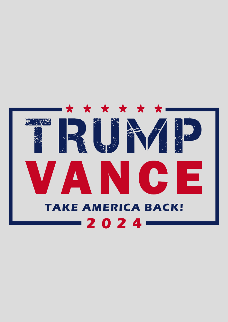 Nome do produto: Poster Retrato Trump Vance