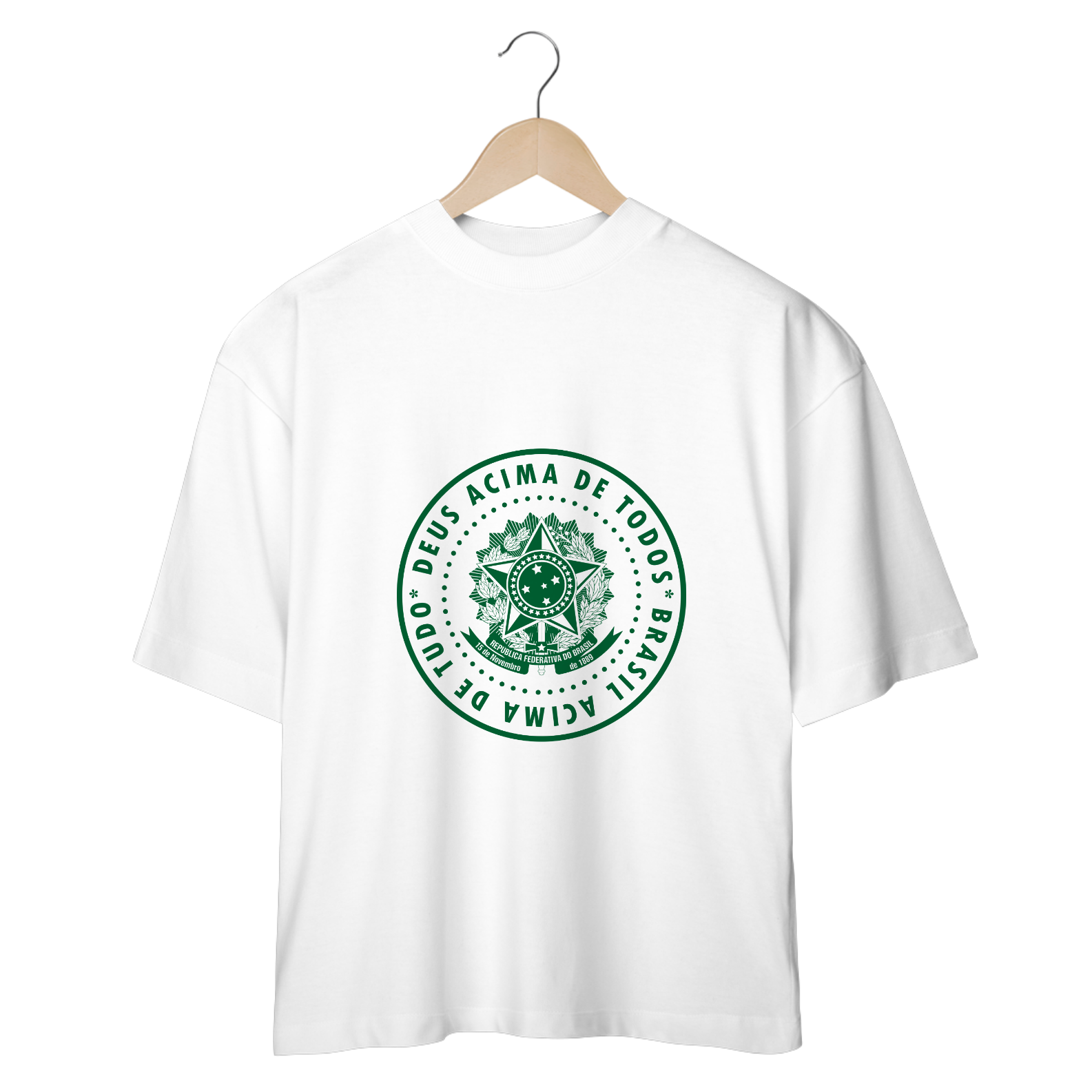 Nome do produto: Oversize Deus Acima de Todos