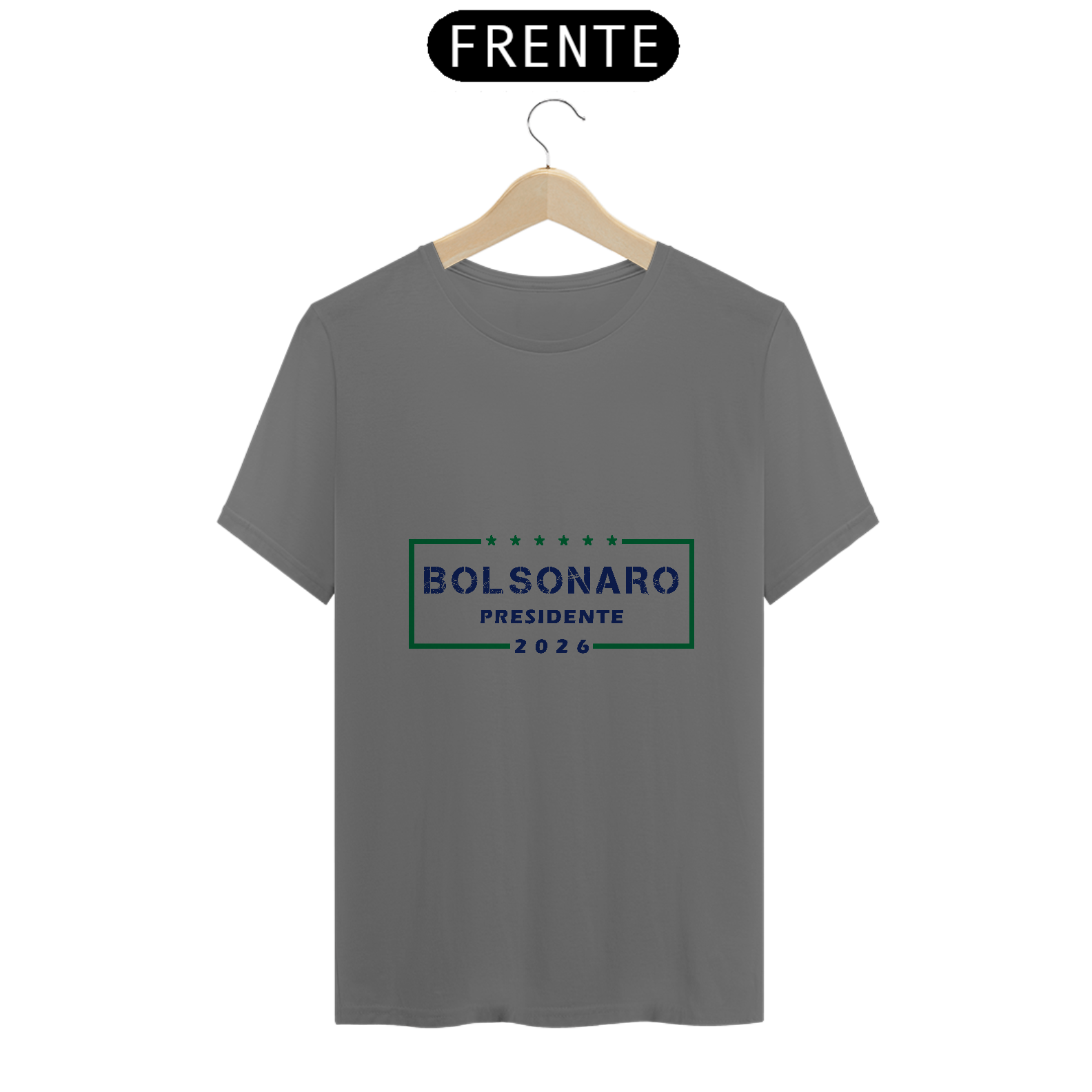 Nome do produto: T-Shirt Estonada Bolsonaro Presidente