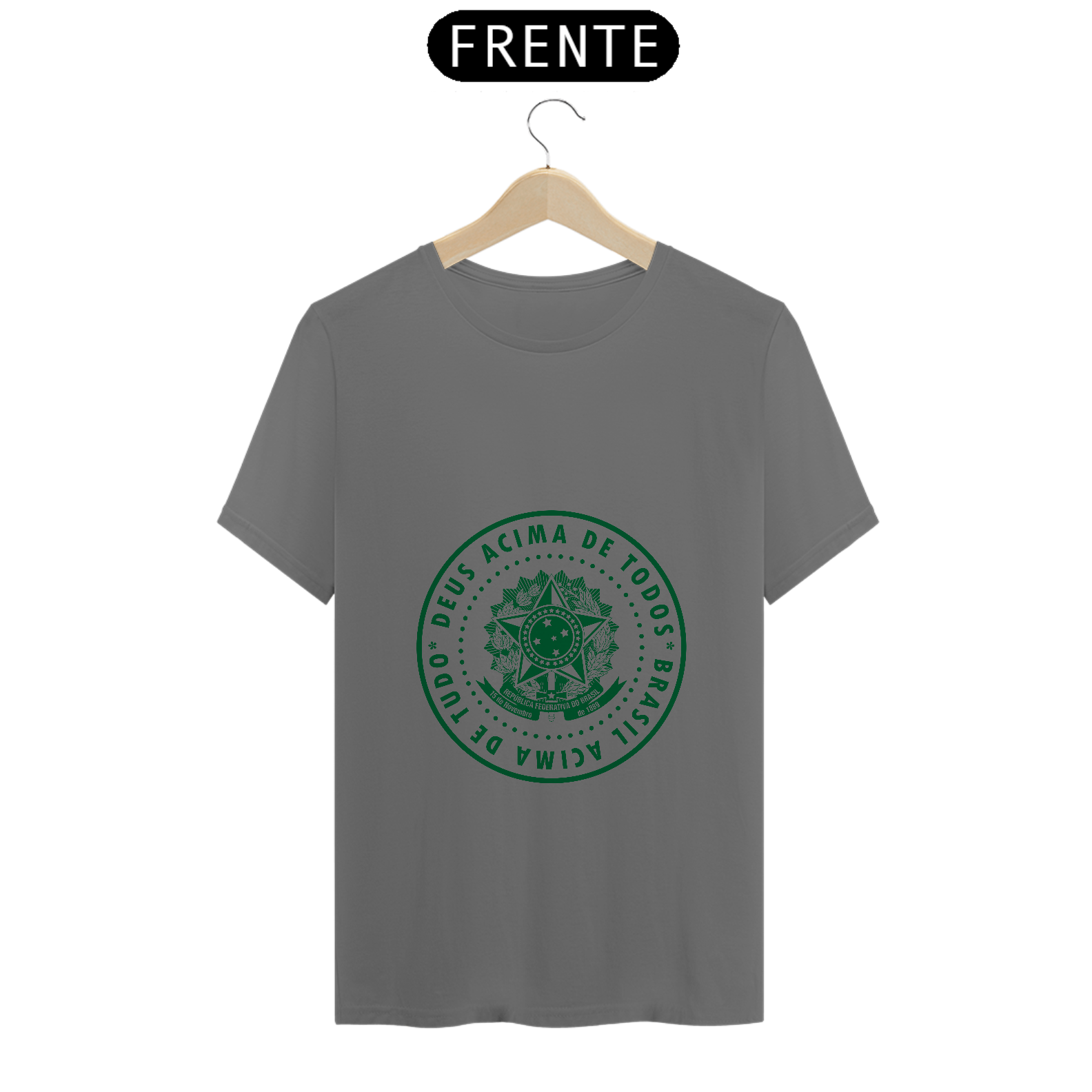 Nome do produto: T-Shirt Estonada Deus Acima de Todos