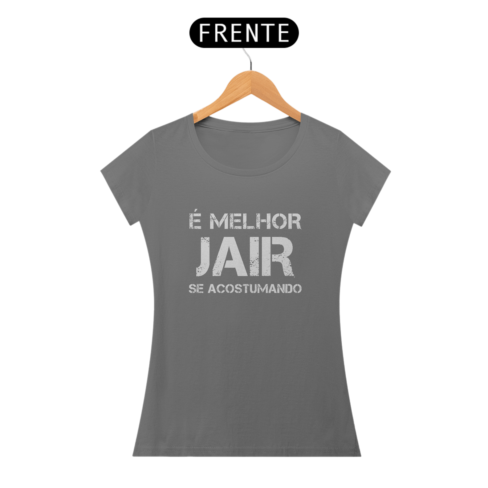Nome do produto: T-Shirt Baby Estonada É Melhor Jair se Acostumando