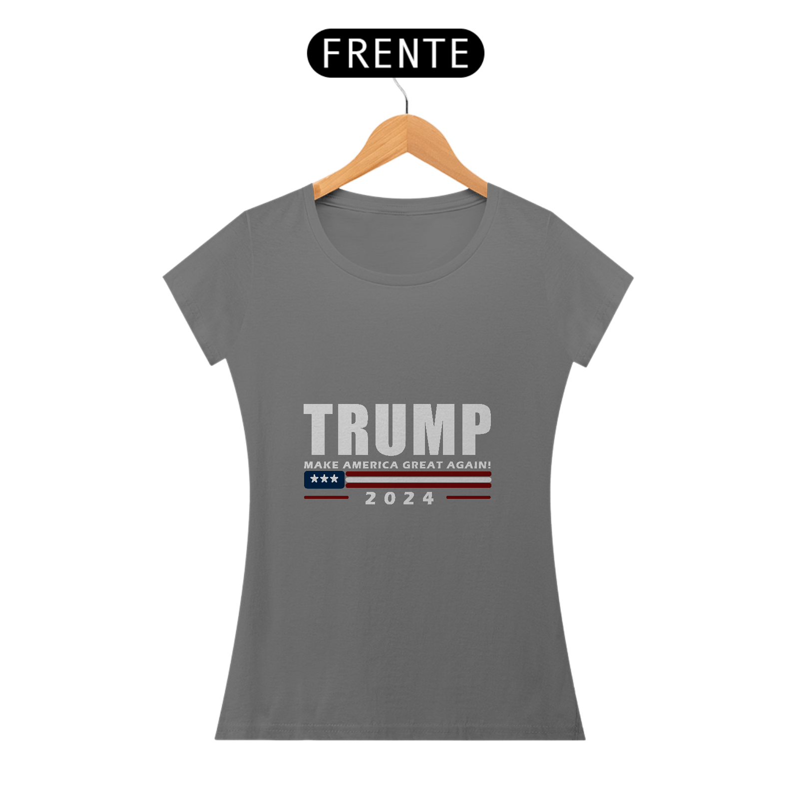 Nome do produto: T-Shirt Baby Estonada Trump Make America