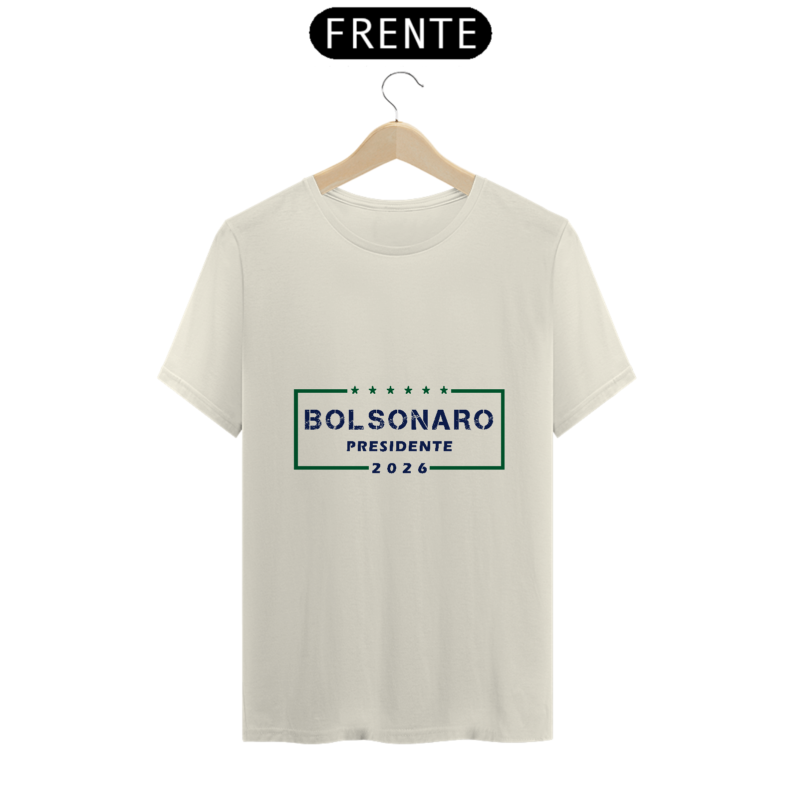 Nome do produto: T-Shirt Pima Bolsonaro Presidente