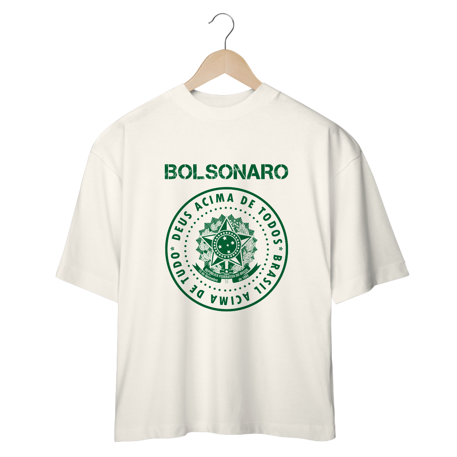 Nome do produto: Oversize Bolsonaro - Deus Acima de Todos