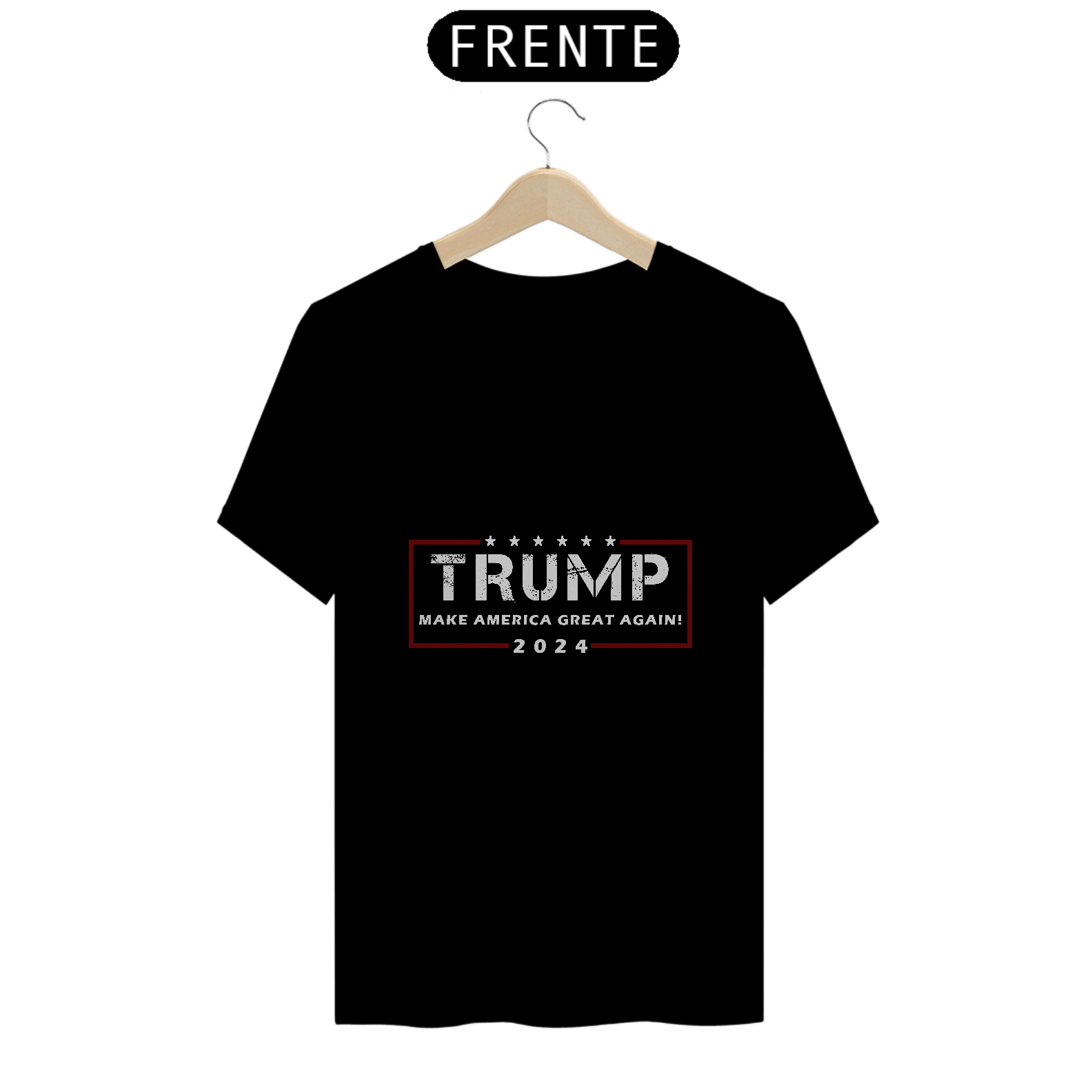 Nome do produto: T-Shirt Prime Trump Make America Great Again 
