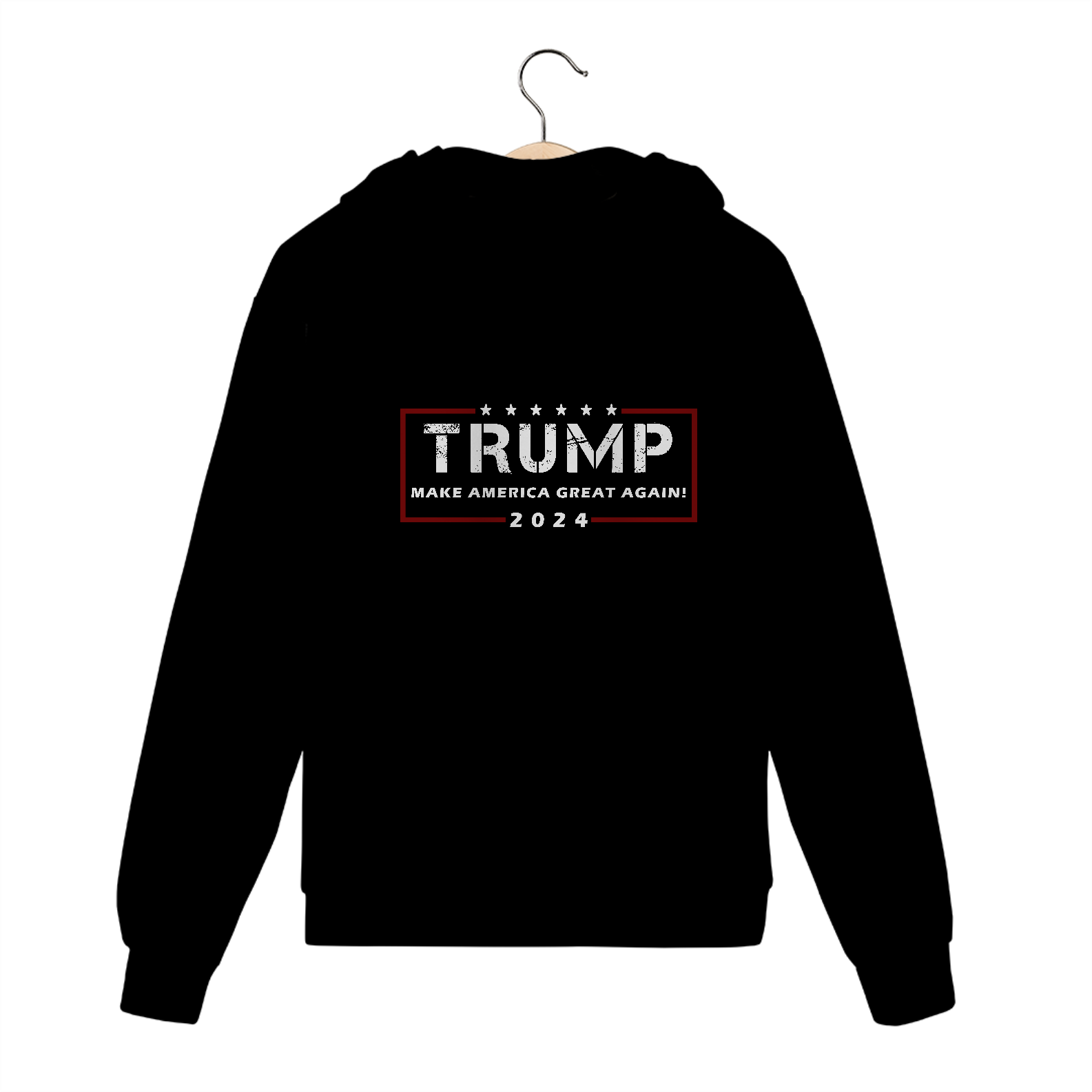 Nome do produto: Moletom Aberto Trump 2024