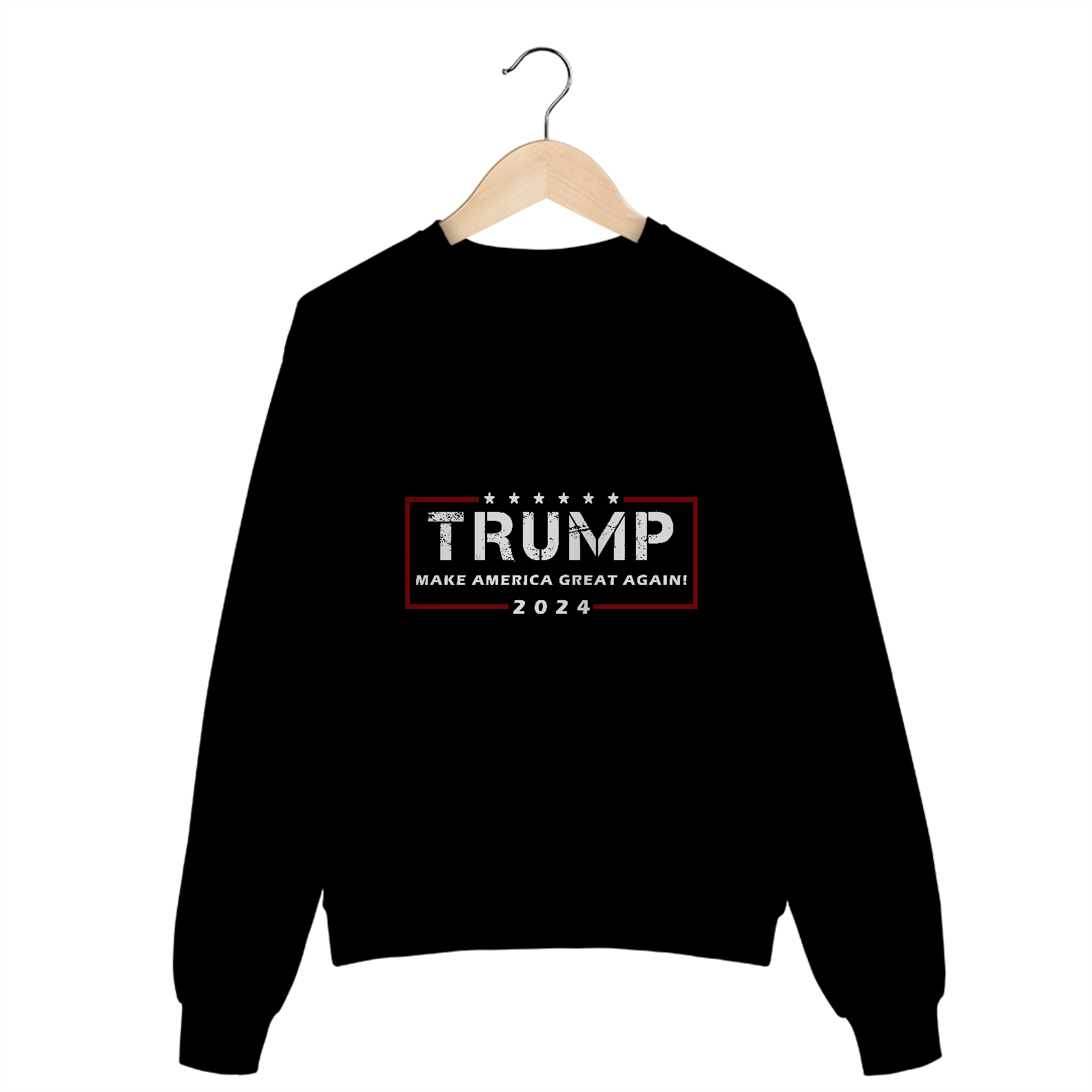 Nome do produto: Moletom Fechado Trump 2024