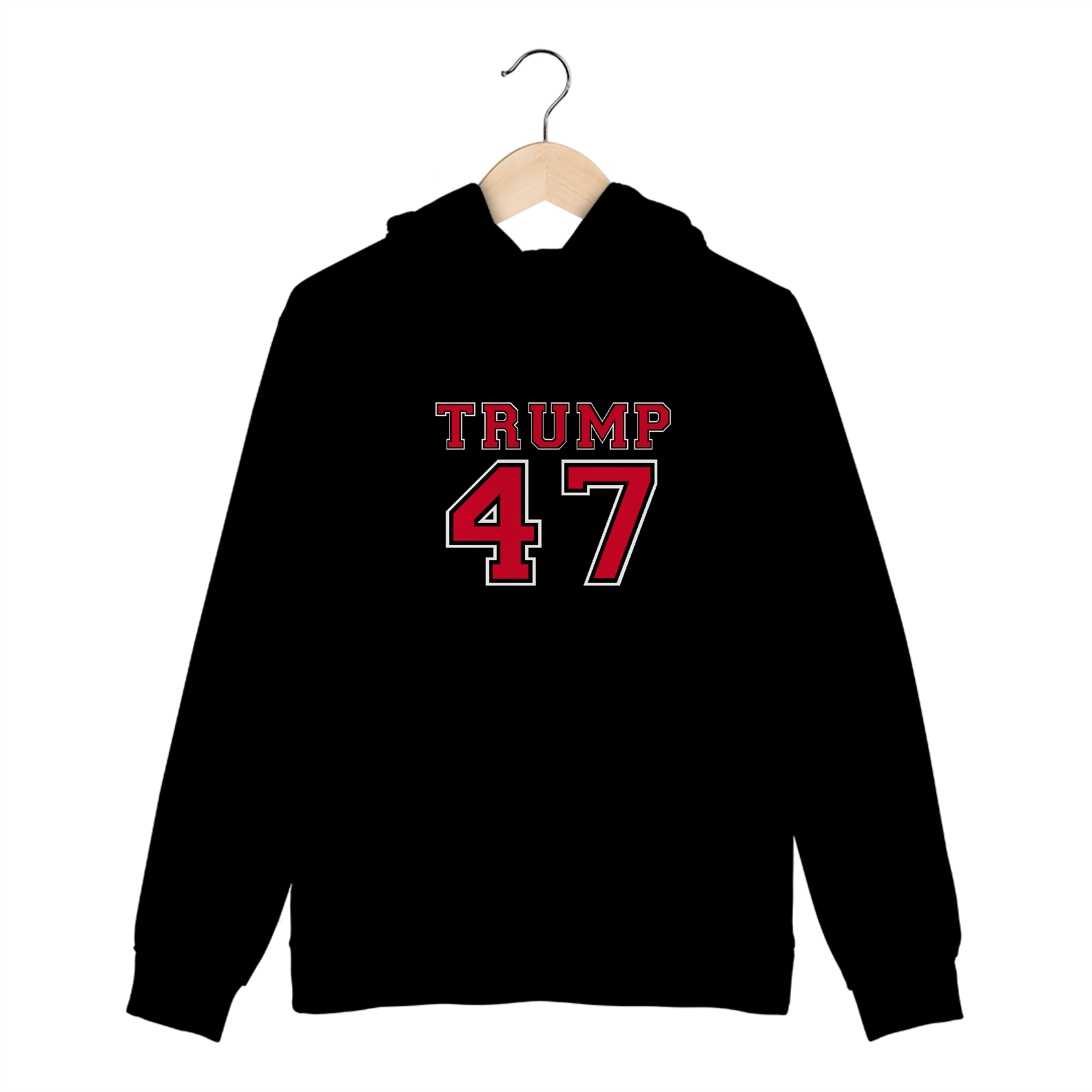 Nome do produto: Moletom Canguru Trump 47