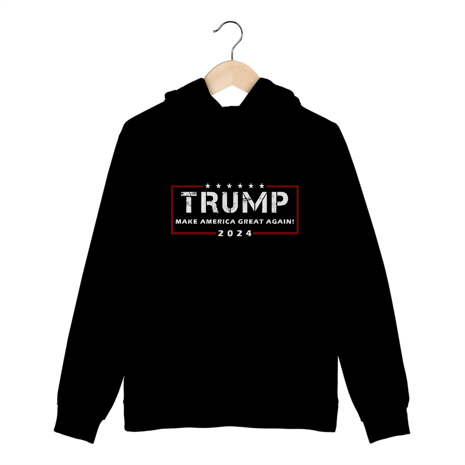 Nome do produto: Moletom Canguru Trump 2024