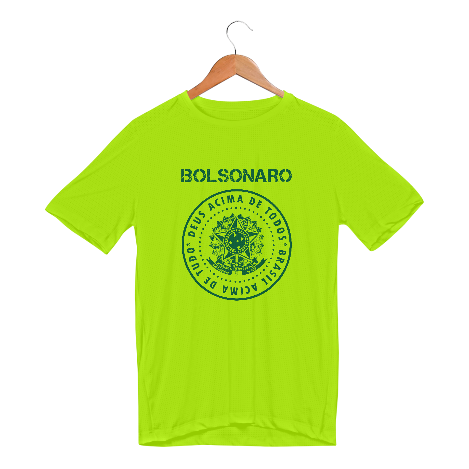 Nome do produto: T-Shirt Dry UV Bolsonaro - Deus Acima de Todos