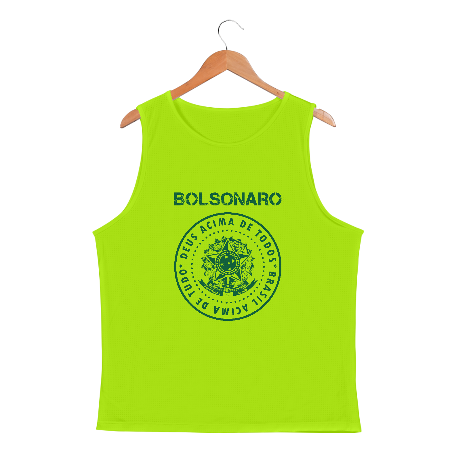 Nome do produto: Regata Dry UV Bolsonaro - Deus Acima de Todos