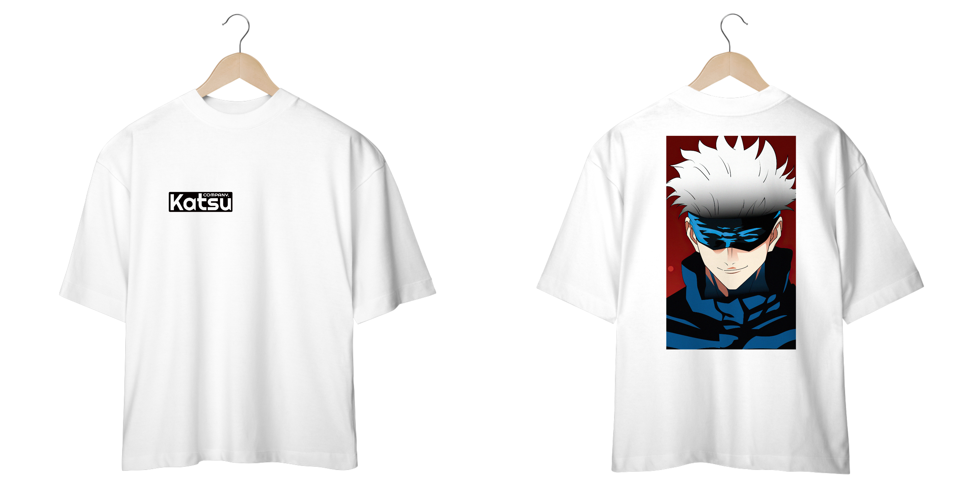 Nome do produto: Camiseta Oversized Jujutsu Kaiser Satoru Gojo KC01