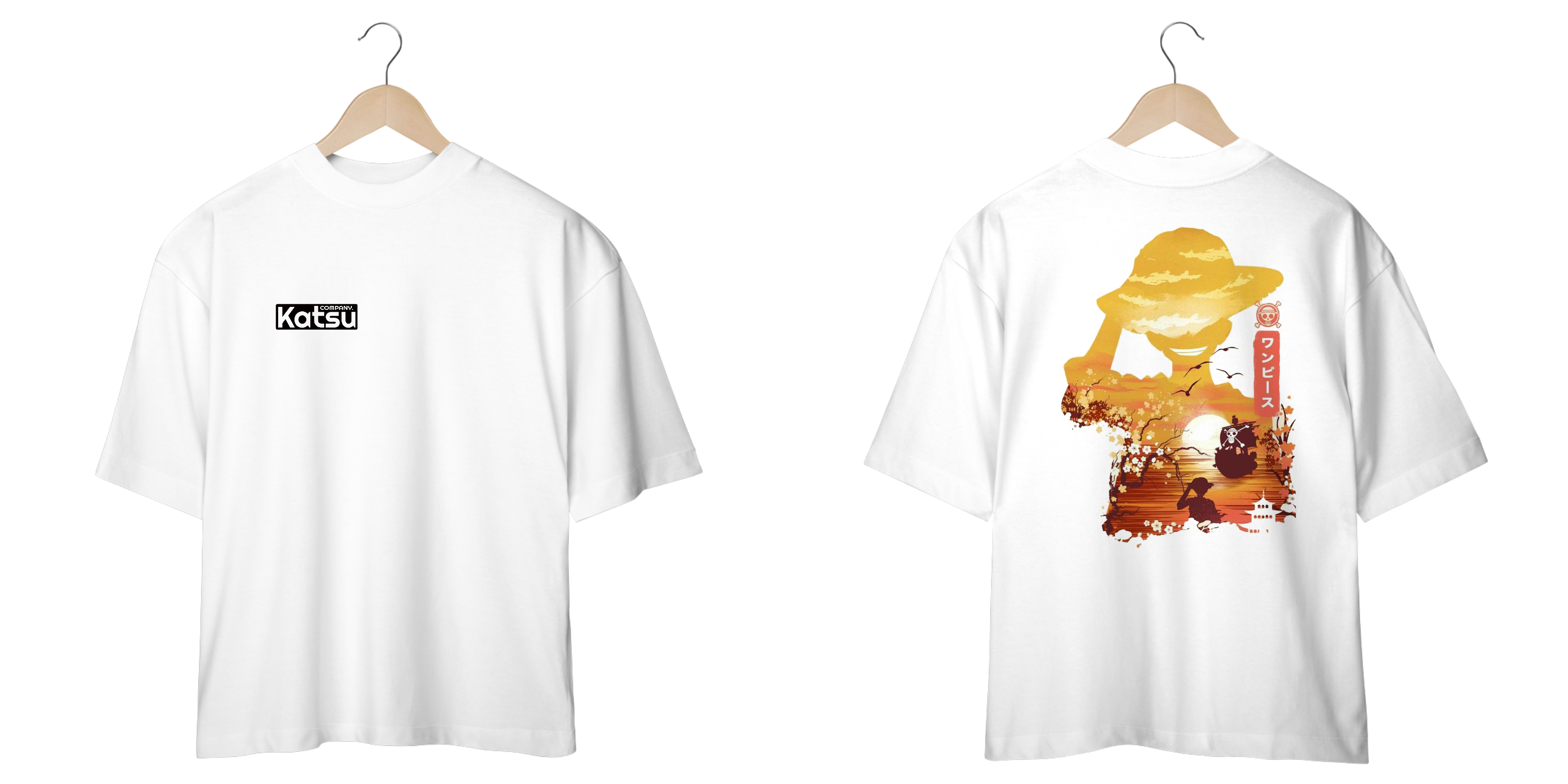 Nome do produto: Camiseta Oversized One Piece Luffy KC07