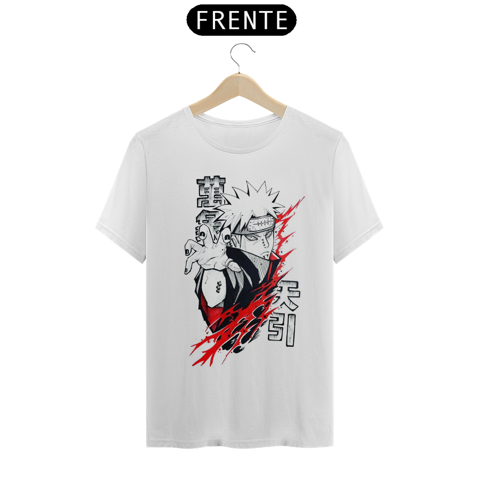 Nome do produto: camiseta pain de naruto