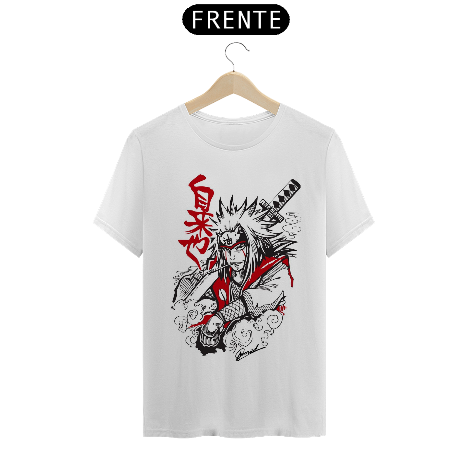 Nome do produto: camiseta jiraya naruto