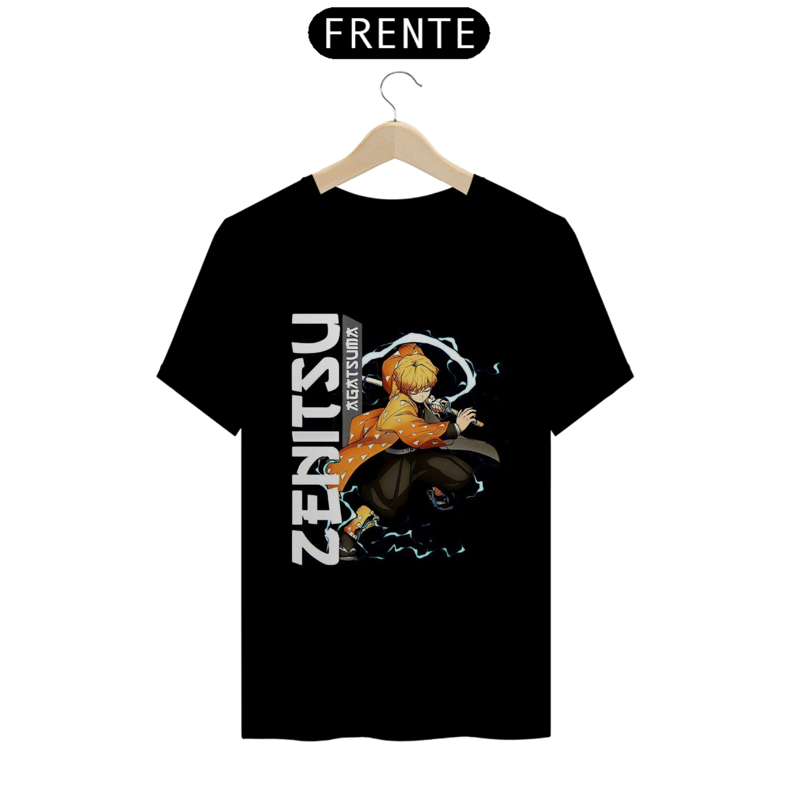 Nome do produto: camiseta zenitsu kimetso no yaiba