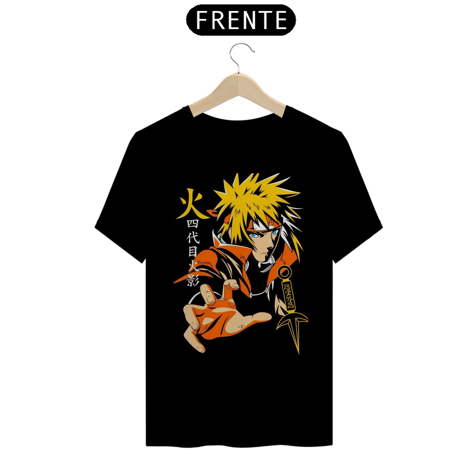 Nome do produto: camiseta minato namikaze - naruto