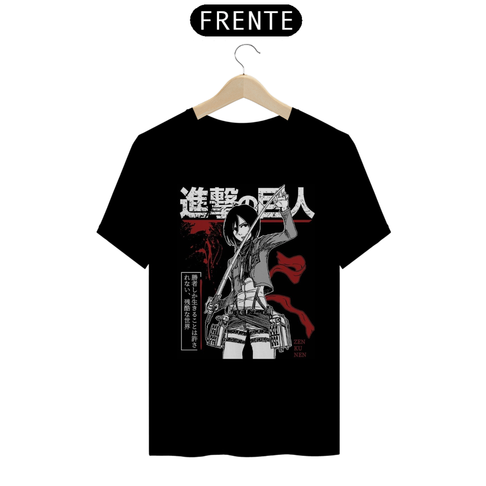 Nome do produto: camiseta Mikasa - Atak on titan