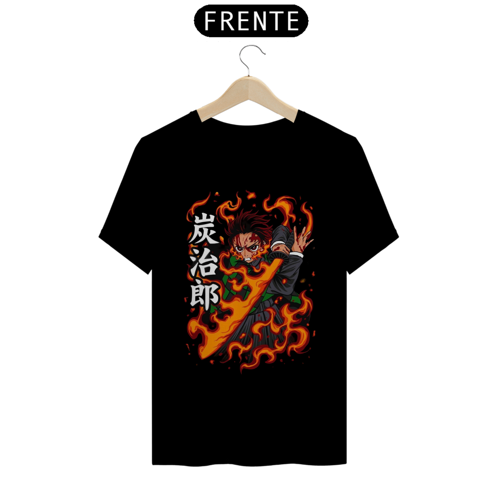 Nome do produto: camiseta tanjio - demon slayer