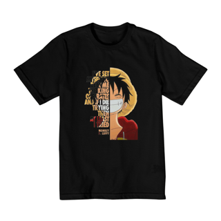 Camiseta Infantil One Piece Luffy