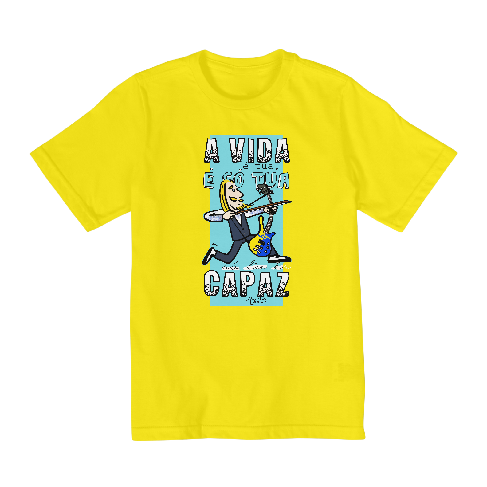 Nome do produto: T-Shirt Kids Humberto Gessinger, A Vida é Tua